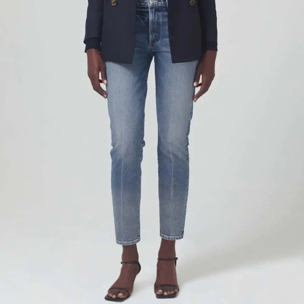 Citizens of Humanity Ella Mid Rise SlimCrop Jean Ascent Size 29 NWT | Retail$228
